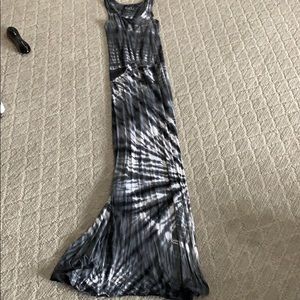 Go Couture Maxi Tie-Dyed dress